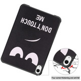 For iPad mini 7 Case,Karst Painted PU Leather Case, Sleep / Wake-up Function & 3-Fold Holder, Big Eye Me | iPad mini Cases | iCoverLover.com.au