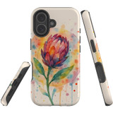 For Apple iPhone 17 Case, MagSafe Compatible Protective Cover, Watercolour Flower | Protective Covers | iCoverLover Australia