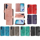 For Samsung Galaxy A17 Case - Embossed Flower Butterfly, Folio Wallet PU Leather Cover, Stand | iCoverLover Australia