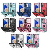 For Samsung Galaxy A17 Case - Camera Shield, Shock-Resistant Armour Cover with Rotating Ring Bracket | iCoverLover Australia