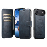 iPhone Air Leather Flip Wallet Case with Stand - Compatible with MagSafe Blue