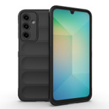 For Samsung Galaxy A16 5G & 4G Case - Wavy Shield, Durable TPU + Flannel Protective Cover, Black | iCoverLover.com.au
