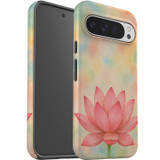 For Google Pixel 9 Pro XL Case Tough Protective Cover, Blooming Pink Lotus | iCoverLover Australia