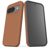 For Google Pixel 9 Case Tough Protective Cover, Brown | iCoverLover Australia