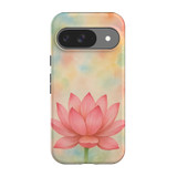 For Google Pixel 9 Case Tough Protective Cover, Blooming Pink Lotus | iCoverLover Australia