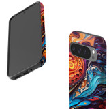 For Google Pixel 10 Pro XL Case, Tough Protective Cover, Swirling Paint | iCoverLover Australia