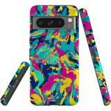 For Google Pixel 8 Pro Tough Protective Cover, Abstract Strokes | iCoverLover Australia