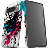 For Google Pixel 8 Pro Tough Protective Cover, Dark Splatter | iCoverLover Australia