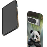 For Google Pixel 8 Pro Tough Protective Cover, Happy Panda | iCoverLover Australia