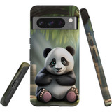 For Google Pixel 8 Pro Tough Protective Cover, Happy Panda | iCoverLover Australia