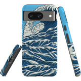 For Google Pixel 8 Tough Protective Cover, Japanese Wave | iCoverLover Australia