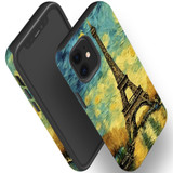For iPhone 12 mini Tough Protective Case, Eiffel Tower Painting | iCoverLover Australia