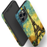 For iPhone 12 Pro Max Tough Protective Case, Eiffel Tower Painting | iCoverLover Australia