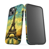 For iPhone 13 Tough Protective Case, Eiffel Tower Painting | iCoverLover Australia