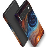 For Google Pixel 6 Tough Protective Case, Eye Of The Galaxy | iCoverLover Australia