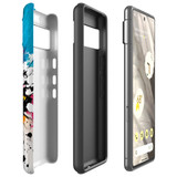 For Google Pixel 7 Tough Protective Case, Dark Splatter | iCoverLover Australia
