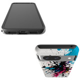 For Google Pixel 8 Tough Protective Cover, Dark Splatter | iCoverLover Australia
