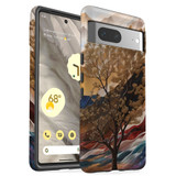 For Google Pixel 7 Tough Protective Case, Mysterious Golden Tree | iCoverLover Australia