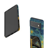 For Google Pixel 6 Tough Protective Case, Painting Of The Harbour Bridge | iCoverLover Australia