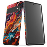 For Google Pixel 6 Pro Tough Protective Case, Waves Of The Sun | iCoverLover Australia