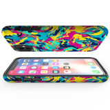 For iPhone 11 Tough Protective Case, Abstract Strokes | iCoverLover Australia