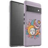 For Google Pixel 6 Pro Tough Protective Case, Sleeping Moon | iCoverLover Australia