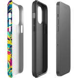 For iPhone 14 Pro Tough Protective Case, Abstract Strokes | iCoverLover Australia