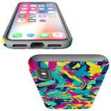 For iPhone XS/X Tough Protective Case, Abstract Strokes | iCoverLover Australia