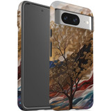 For Google Pixel 8 Tough Protective Cover, Mysterious Golden Tree | iCoverLover Australia