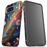For Google Pixel 8 Tough Protective Cover, Planets Of The Universe | iCoverLover Australia