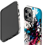 For iPhone 13 Pro Tough Protective Case, Dark Splatter | iCoverLover Australia