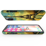 For iPhone 11 Pro Max Tough Protective Case, Eiffel Tower Painting | iCoverLover Australia