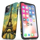 For iPhone 11 Pro Max Tough Protective Case, Eiffel Tower Painting | iCoverLover Australia