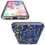 For iPhone XS/X Tough Protective Case, Blue Frog | iCoverLover Australia