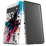 For Google Pixel 6 Pro Tough Protective Case, Dark Splatter | iCoverLover Australia