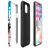 For iPhone 11 Pro Max Tough Protective Case, Dark Splatter | iCoverLover Australia