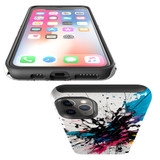 For iPhone 11 Pro Max Tough Protective Case, Dark Splatter | iCoverLover Australia