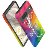 For Google Pixel 7 Case Tough Protective Cover Rainbow Lizard | iCoverLover Australia