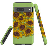 For Google Pixel 7 Case Tough Protective Cover Sunflowers | iCoverLover Australia