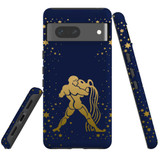For Google Pixel 7 Case Tough Protective Cover Aquarius Drawing | iCoverLover Australia