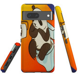 For Google Pixel 7 Case Tough Protective Cover Pandas Toilet | iCoverLover Australia