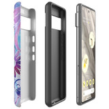 For Google Pixel 7 Case Tough Protective Cover Flower Swirls | iCoverLover Australia