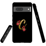 For Google Pixel 7 Case Tough Protective Cover Embellished Letter C | iCoverLover Australia