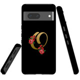 For Google Pixel 7 Case Tough Protective Cover Embellished Letter O | iCoverLover Australia