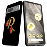 For Google Pixel 7 Case Tough Protective Cover Embellished Letter R | iCoverLover Australia