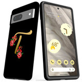 For Google Pixel 7 Case Tough Protective Cover Embellished Letter T | iCoverLover Australia