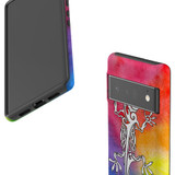 For Google Pixel 6 Pro Case Tough Protective Cover Rainbow Lizard | iCoverLover Australia