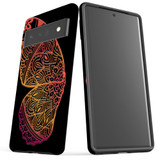 For Google Pixel 6 Pro Case Tough Protective Cover Rose Gold Wing | iCoverLover Australia