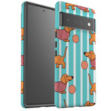 For Google Pixel 6 Pro Case Tough Protective Cover Dachshund Dogs Cute | iCoverLover Australia