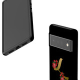 For Google Pixel 6 Pro Case Tough Protective Cover Embellished Letter L | iCoverLover Australia